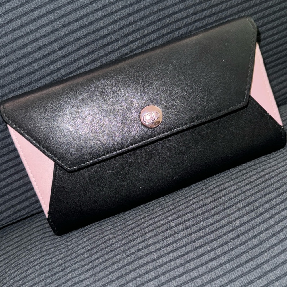 Christian Dior Bicolor CD Dior Addict Chain Clutch